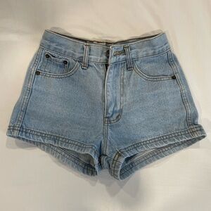 Classic Blue Denim Women's Shorts